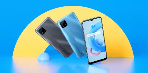 Olcsó mobil jelent meg 5000 mAh-s akkuval a Realme kínálatában