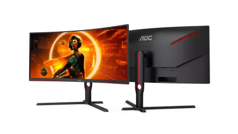 Öt új, 165 Hz-es ívelt kijelzővel ellátott AOC gamer monitor érkezik