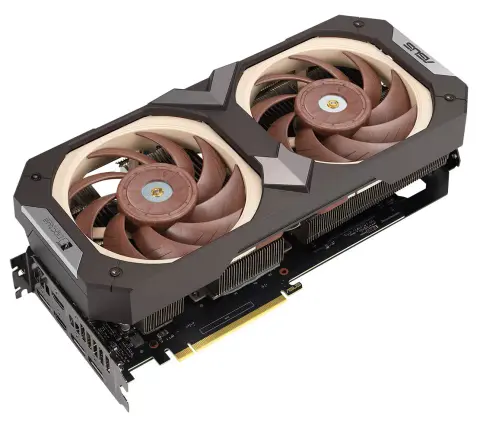 Elrajtolt az ASUS és a Noctua első közös videokártyája, aminek tényleg nagyon halk a hűtése