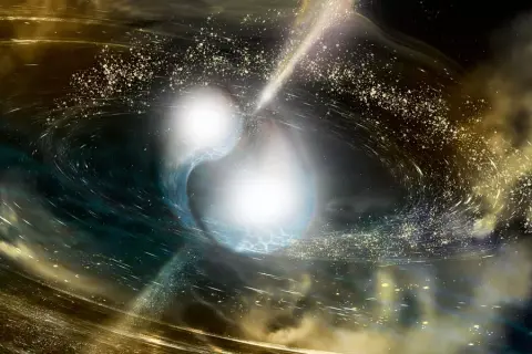 A neutroncsillag-ütközésekben rengeteg nehézelem keletkezik