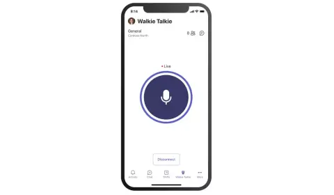 Walkie-talkie funkcióval gazdagodott a Microsoft Teams szolgáltatás