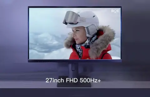 Világelső 500 Hz-es gamer monitor a BOE műhelyéből
