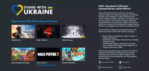 A Humble Bundle is beszállt az ukrajnai adománygyűjtésbe