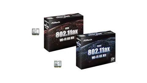 Wi-Fi 6E kártya érkezik az ASRock LGA-1700-as és Socket AM4-es alaplapjaihoz