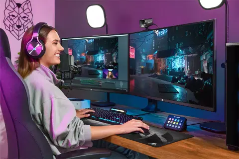 Egy 144 Hz-es és egy 240 Hz-es gamer monitort mutatott be a Corsair, HDMI 2.1-es portokkal