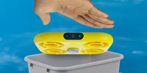 Földbe állhat a Snap Pixy szelfidrón