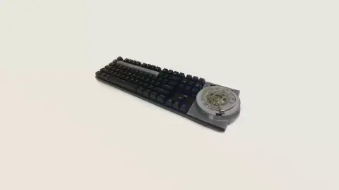 Meglepő átalakítás: régi vezetékes telefon tárcsájára cserélték egy billentyűzet numerikus tömbjét