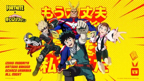 Már futnak a My Hero Academia Fortnite események