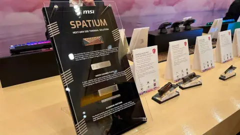 Megvillantotta első PCI Express 5.0-s SSD kártyáit az MSI