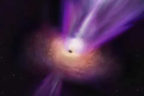 Turbulens káoszról tanúskodik egy fekete lyuk képe
