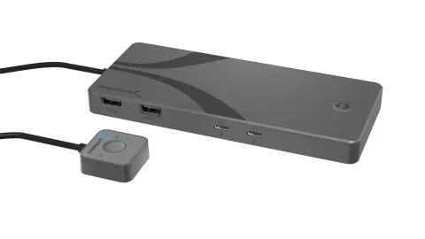 Thunderbolt 4 portos KVM switch bukkant fel a Sabrent háza táján