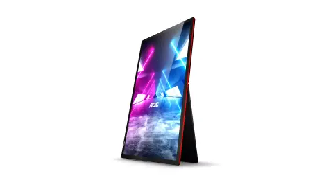 AOC GAMING 16G3: 144 Hz-es hordozható gamer monitor, IPS alapokon, többféle videó bemenettel