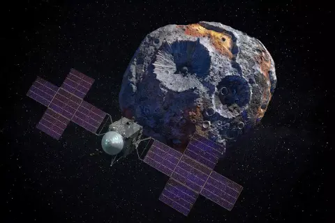 Elindult a NASA Psyche űrszondája egy hatalmas fém aszteroida felé