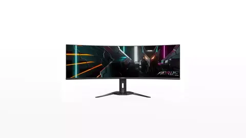 Mesterséges intelligenciával megspékelt ívelt OLED kijelzős gamer monitort mutatott be az AORUS