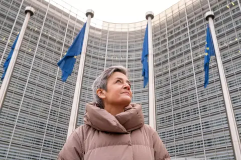 Az EU trösztellenes vezetője a Big Tech cégekkel fog egyeztetni a héten