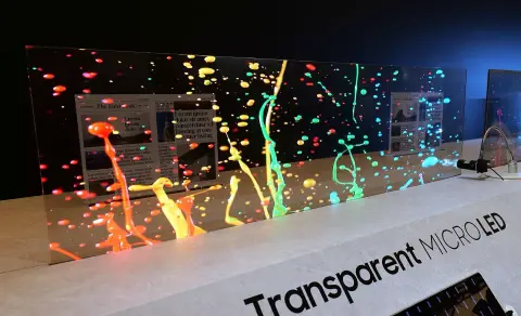 Áttetsző Micro LED képernyőket mutatott a Samsung