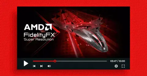 Az AMD FidelityFX Super Resolution funkciója a YouTube videókhoz és a VLC-hez is rövidesen elérhető lesz
