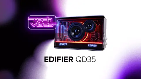 Dizájn, RGB, basszus, avagy Bluetooth-os party hangszóró otthonra - EDIFIER QD35 - Tech Vibes
