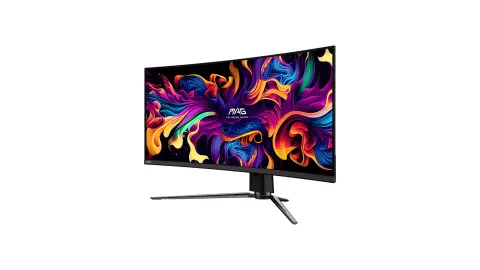 QD-OLED alapú, USB-C porttal kiegészített 34 hüvelykes ívelt gamer monitorral rukkolt elő az MSI