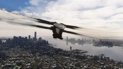 A Dune és a Microsoft Flight Simulator találkozása