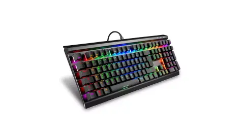RGB LED alapú élvilágítást is kapott a Sharkoon új gamer billentyűzete