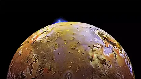 A Jupiter Ió nevű holdját évmilliárdok óta tépázhatják heves vulkánkitörések