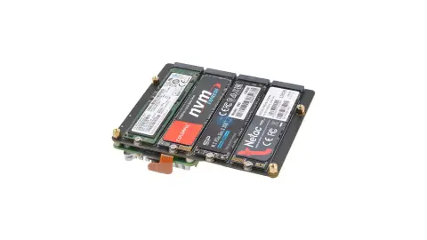 Akár 4 darab M.2 PCIe NVMe SSD is csatlakozhat egy Raspberry Pi 5-höz ezzel a kiegészítővel