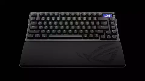 OLED érintőkijelzővel érkezik az ASUS csúcskategóriás mechanikus gamer billentyűzete, ami 500 dollárt kóstál