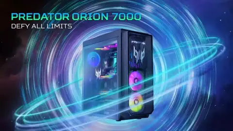 Acer Predator Orion 7000: A világ első gamer PC-je, ami az Intel Arrow Lake-S processzorai köré épül