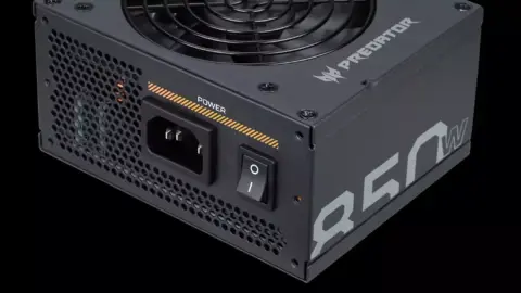 Az Acer a tápegységek kiskereskedelmi piacára is belép, első körben egy 850 W-os SFX modellel