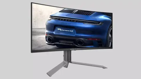 Porsche Design und AOC haben dieses Mal einen eleganten 34-Zoll-QD-OLED-Gamer-Monitor entwickelt
