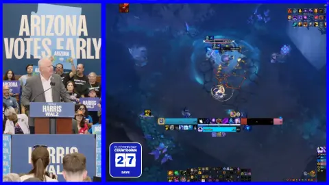 Kabaré szintű lett Kamala Harris World of Warcraft streamje