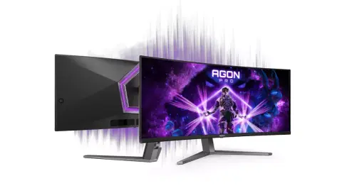 175 Hz gekrümmter QD-OLED-Gamer-Monitor von AOC - 34-Zoll-Diagonale, UWQHD-Auflösung
