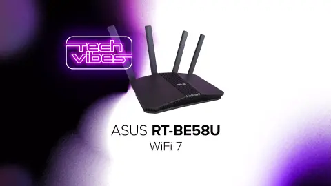 Ideje beszállni a Wi-Fi 7 szabványba? Itt az Asus új belépő szintű routere - ASUS RT-BE58U - Tech Vibes