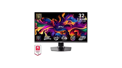 80 Gbps-os DisplayPort 2.1a csatlakozót kapott a legújabb QD-OLED alapú MSI gamer monitor