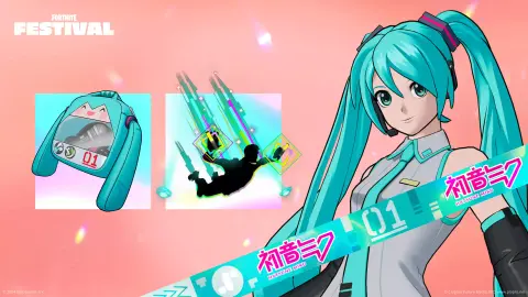 Hatsune Miku a Fortnite-ban