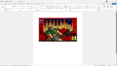 Microsoft Word dokumentum formájában is fut már a DOOM – Sokkal jobb, mint a PDF verzió