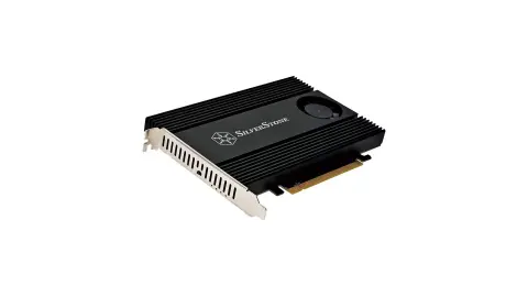 Négy darab PCIe NVMe SSD kártyát fogad a SilverStone újdonsága