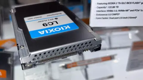 122,88 TB-os SSD-t villantott a Kioxia – Főként olvasás-intenzív feladatokhoz készült, elsősorban az AI területére