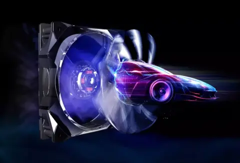 Már megvásárolható a világ első "hologramos" rendszerhűtő ventilátora – Akár videó is megjelenhet a légkeverőn