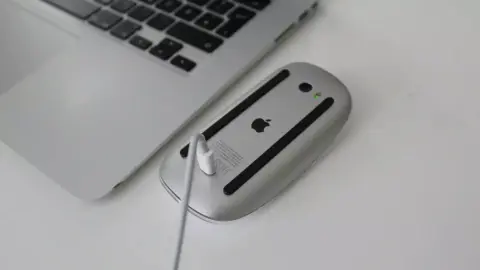 Az Apple vezére a vállalat által kifejlesztett Magic Mouse helyett inkább Logitech egeret használ