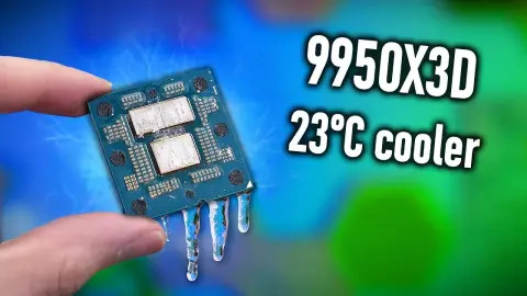 RYZEN 9 9950X3D poate funcționa cu 23 grade Celsius mai rece dacă este scalpat
