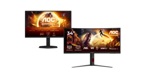 Remek ár/teljesítmény arányú gamer monitorokkal rukkolt elő az AOC – Egy 240 Hz-es és egy 310 Hz-es modell érkezik