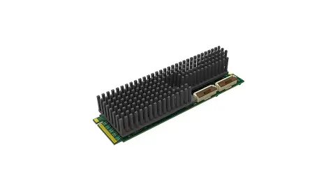 M.2-es slotba illeszkedő felvevőkártya két HDMI porttal, 2K-s felbontás támogatásával