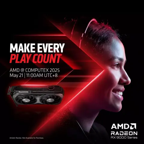 Újabb információk szivárogtak ki a Radeon RX 9060 XT-vel kapcsolatban, az AMD megmutatta az MBA modellt is