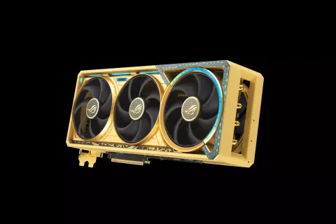 A 10 000 dolláros ROG Astral GeForce RT 5090 Dhahab mintájára egy GeForce RTX 5080-as modell is készült