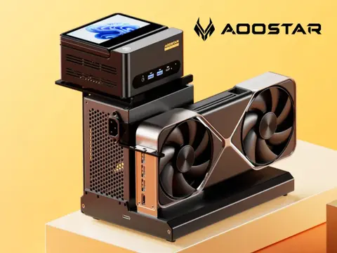 Cserélhető tápegységgel és Mini PC tartóval érkezik az új Thunderbolt 5 portos videokártya-dokkoló