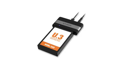 USB4-es dokkoló érkezett az U.2 és U.3 formátumú üzleti NVMe SSD meghajtókhoz