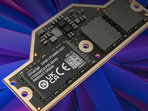 A Micron már szállítja LPDDR5X-8533 MT/s sebességű, Crucial márkájú LPCAMM2 memóriamodulját