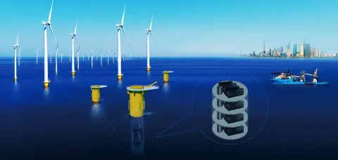 Kína elkészítette a világ első szélenergiával működő tenger alatti adatközpontját